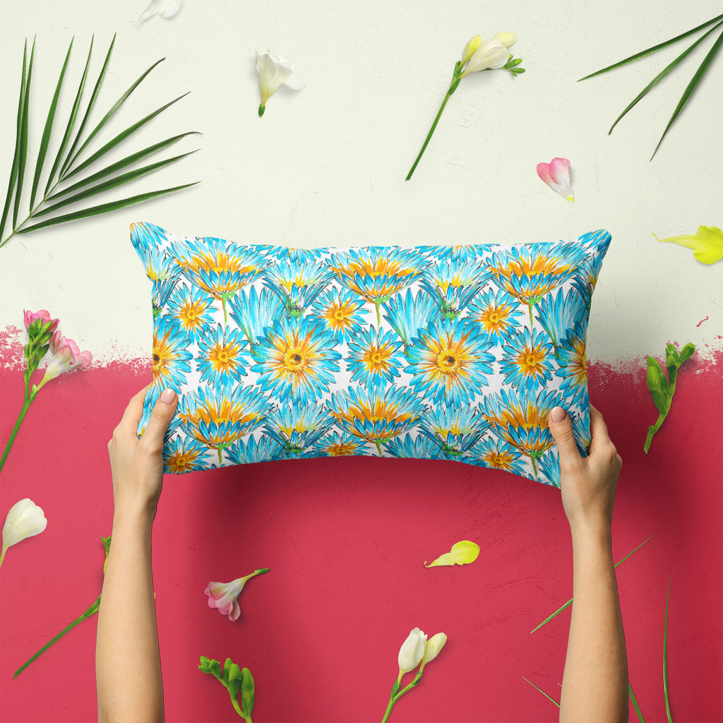 Budding Flowers D2 Pillow Cover Case-Pillow Cases-PIL_CV-IC 5007649 IC 5007649, Ancient, Black and White, Botanical, Decorative, Fashion, Floral, Flowers, Historical, Illustrations, Medieval, Nature, Patterns, Retro, Scenic, Signs, Signs and Symbols, Vintage, Watercolour, White, budding, d2, pillow, cover, case, pattern, watercolor, elegant, seamless, backdrop, background, beautiful, bloom, blossom, blue, bright, cute, daisy, decoration, delicate, design, drawn, eco, element, fabric, flora, flower, fresh, i