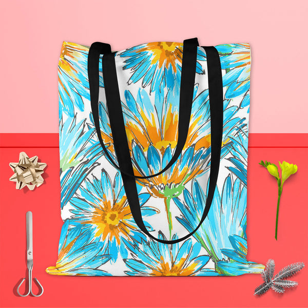 Budding Flowers D2 Tote Bag Shoulder Purse | Multipurpose-Tote Bags Basic-TOT_FB_BS-IC 5007649 IC 5007649, Ancient, Black and White, Botanical, Decorative, Fashion, Floral, Flowers, Historical, Illustrations, Medieval, Nature, Patterns, Retro, Scenic, Signs, Signs and Symbols, Vintage, Watercolour, White, budding, d2, tote, bag, shoulder, purse, cotton, canvas, fabric, multipurpose, pattern, watercolor, elegant, seamless, backdrop, background, beautiful, bloom, blossom, blue, bright, cute, daisy, decoration