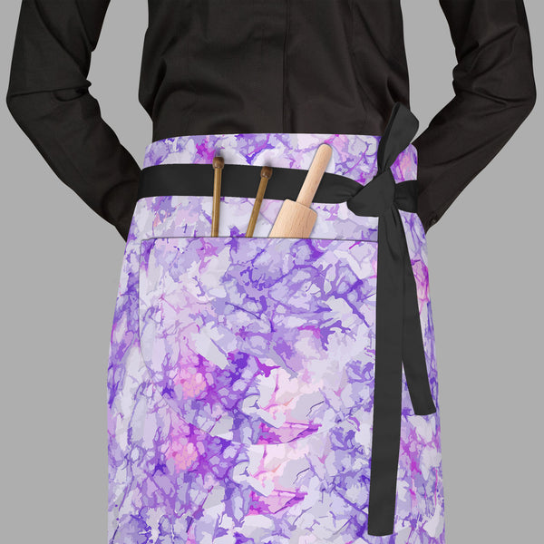 Bright Purple Apron | Adjustable, Free Size & Waist Tiebacks-Aprons Waist to Feet-APR_WS_FT-IC 5007651 IC 5007651, Abstract Expressionism, Abstracts, Ancient, Art and Paintings, Black and White, Drawing, Historical, Illustrations, Medieval, Patterns, Semi Abstract, Signs, Signs and Symbols, Splatter, Vintage, Watercolour, White, bright, purple, full-length, waist, to, feet, apron, poly-cotton, fabric, adjustable, tiebacks, abstract, art, artistic, background, backgrounds, border, breaks, color, colorful, co