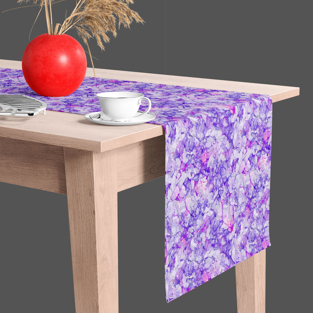 Bright Purple Table Runner-Table Runners-RUN_TB-IC 5007651 IC 5007651, Abstract Expressionism, Abstracts, Ancient, Art and Paintings, Black and White, Drawing, Historical, Illustrations, Medieval, Patterns, Semi Abstract, Signs, Signs and Symbols, Splatter, Vintage, Watercolour, White, bright, purple, table, runner, abstract, art, artistic, background, backgrounds, border, breaks, color, colorful, colour, composition, crackle, cracks, creative, crumpled, decoration, design, effect, element, grunge, hand, ha
