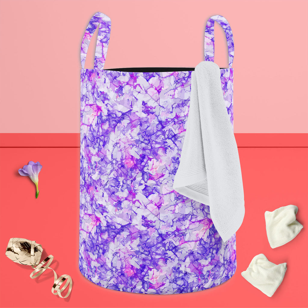 Bright Purple Foldable Open Storage Bin | Organizer Box, Toy Basket, Shelf Box, Laundry Bag | Canvas Fabric-Storage Bins-STR_BI_CB-IC 5007651 IC 5007651, Abstract Expressionism, Abstracts, Ancient, Art and Paintings, Black and White, Drawing, Historical, Illustrations, Medieval, Patterns, Semi Abstract, Signs, Signs and Symbols, Splatter, Vintage, Watercolour, White, bright, purple, foldable, open, storage, bin, organizer, box, toy, basket, shelf, laundry, bag, canvas, fabric, abstract, art, artistic, backg