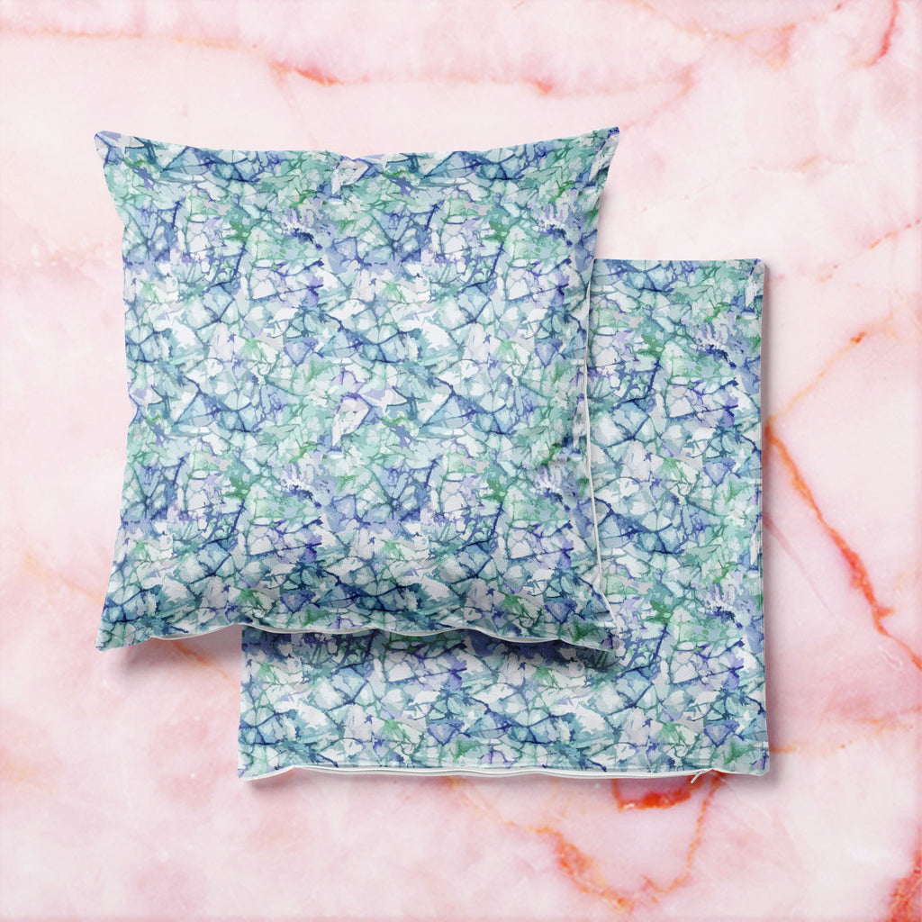 Bright Emerald Cushion Cover Throw Pillow-Cushion Covers-CUS_CV-IC 5007652 IC 5007652, Abstract Expressionism, Abstracts, Ancient, Art and Paintings, Black and White, Drawing, Historical, Illustrations, Medieval, Patterns, Semi Abstract, Signs, Signs and Symbols, Splatter, Vintage, Watercolour, White, bright, emerald, cushion, cover, throw, pillow, abstract, art, artistic, background, backgrounds, blue, border, breaks, color, colorful, colour, composition, crackle, cracks, creative, crumpled, decoration, de