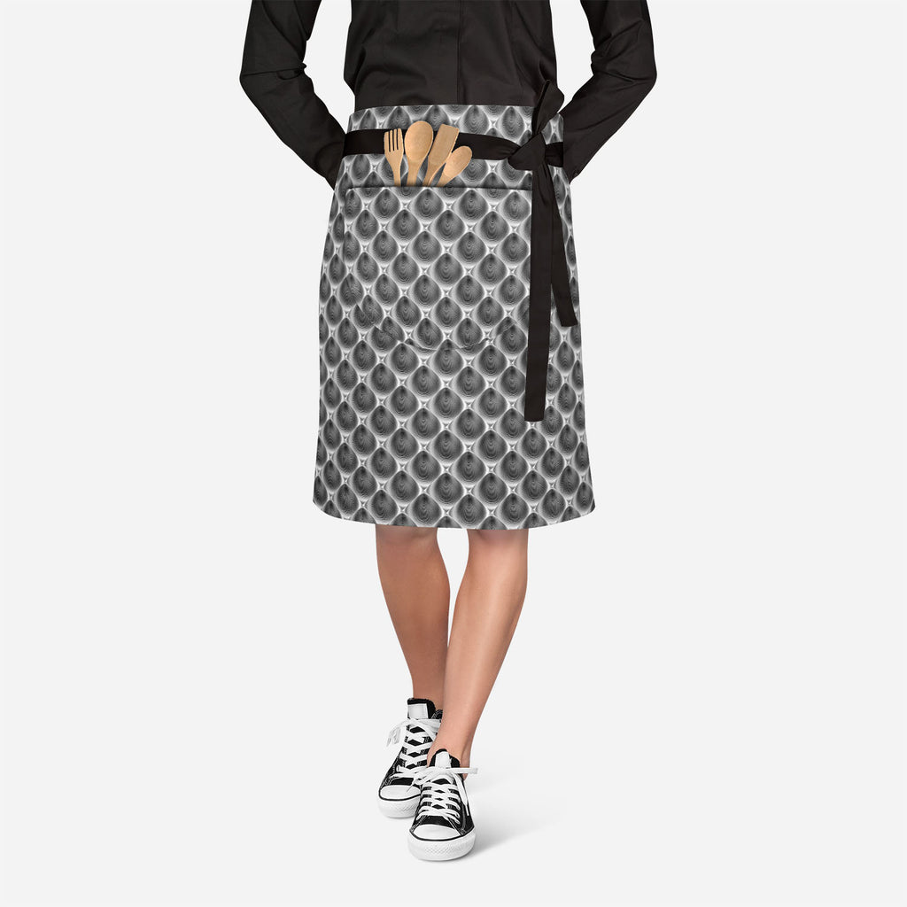 Monochrome Cone Illusion Apron | Adjustable, Free Size & Waist Tiebacks-Apron Waist to Feet--IC 5007653 IC 5007653, Abstract Expressionism, Abstracts, Art and Paintings, Black, Black and White, Circle, Digital, Digital Art, Eygptian, Geometric, Geometric Abstraction, Graphic, Grid Art, Illustrations, Modern Art, Patterns, Semi Abstract, Signs, Signs and Symbols, Stripes, White, monochrome, cone, illusion, apron, adjustable, free, size, waist, tiebacks, abstract, abstraction, arc, arch, art, background, bend