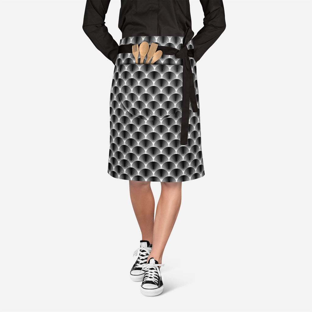 Monochrome Ellipse Apron | Adjustable, Free Size & Waist Tiebacks-Apron Waist to Feet--IC 5007654 IC 5007654, Abstract Expressionism, Abstracts, Art and Paintings, Black, Black and White, Circle, Digital, Digital Art, Geometric, Geometric Abstraction, Graphic, Illustrations, Modern Art, Patterns, Semi Abstract, Signs, Signs and Symbols, Stripes, White, monochrome, ellipse, apron, adjustable, free, size, waist, tiebacks, art, abstract, abstraction, background, circular, convex, design, diagonal, endless, fut