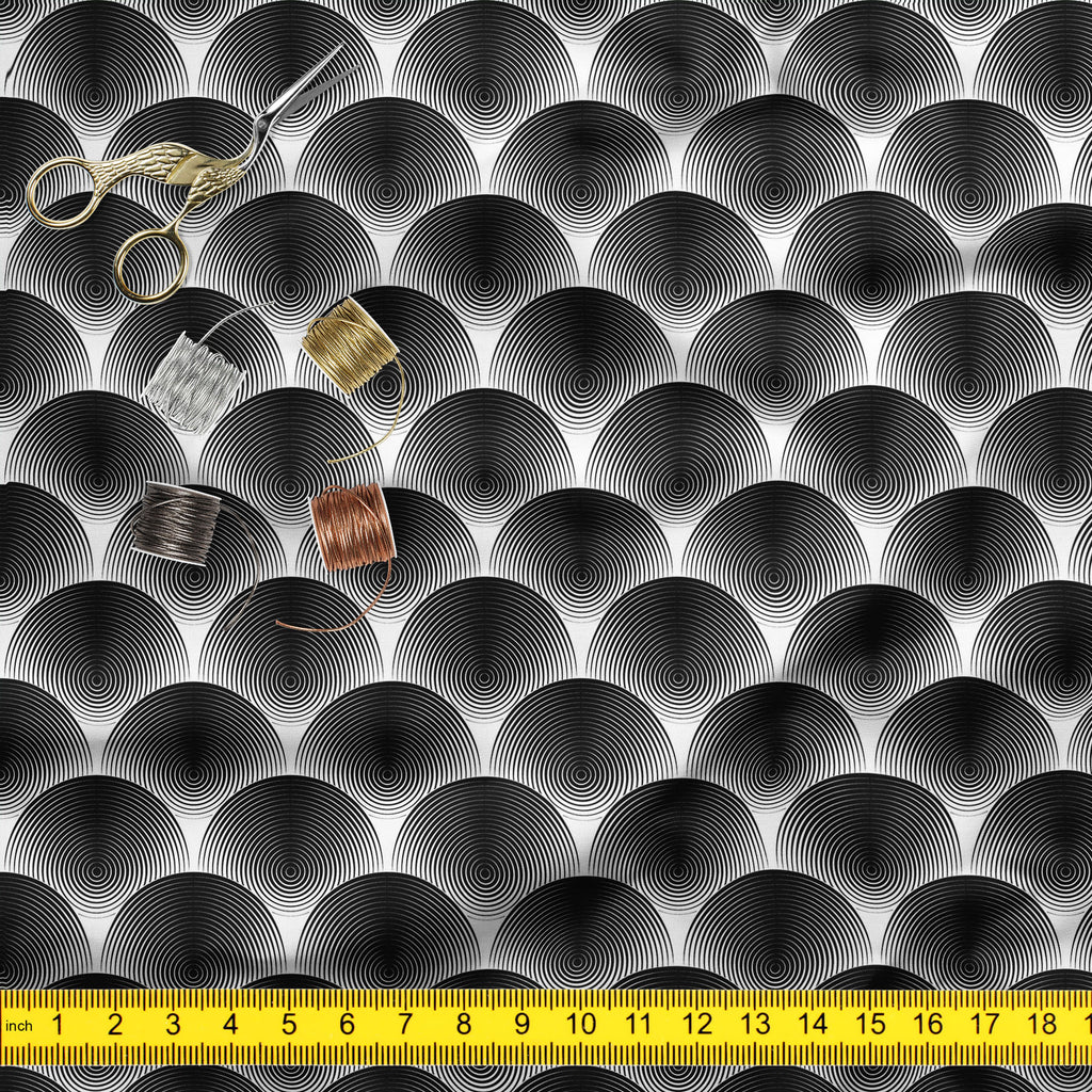 Monochrome Ellipse Upholstery Fabric by Metre | For Sofa, Curtains, Cushions, Furnishing, Craft, Dress Material-Upholstery Fabrics-FAB_RW-IC 5007654 IC 5007654, Abstract Expressionism, Abstracts, Art and Paintings, Black, Black and White, Circle, Digital, Digital Art, Geometric, Geometric Abstraction, Graphic, Illustrations, Modern Art, Patterns, Semi Abstract, Signs, Signs and Symbols, Stripes, White, monochrome, ellipse, upholstery, fabric, by, metre, for, sofa, curtains, cushions, furnishing, craft, dres