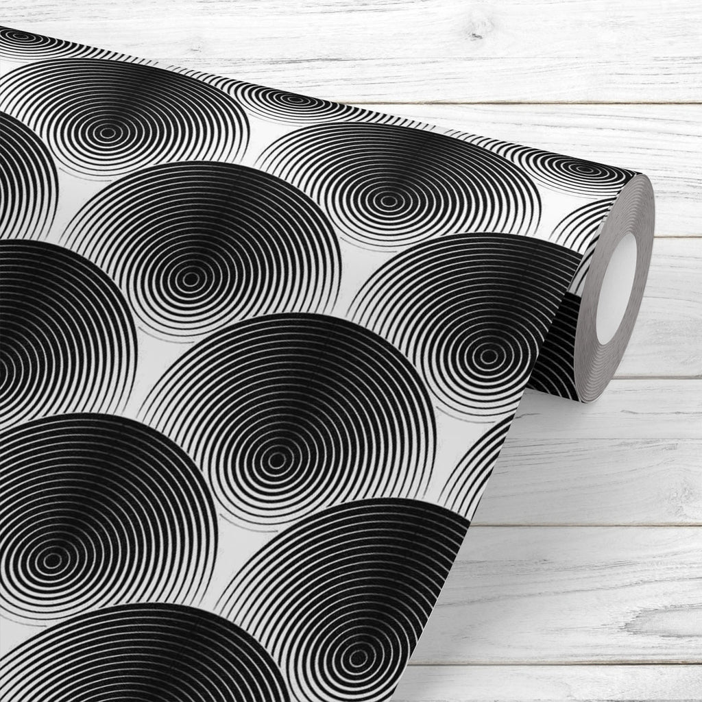 Monochrome Ellipse Wallpaper Roll-Wallpapers Peel & Stick-WAL_PA-IC 5007654 IC 5007654, Abstract Expressionism, Abstracts, Art and Paintings, Black, Black and White, Circle, Digital, Digital Art, Geometric, Geometric Abstraction, Graphic, Illustrations, Modern Art, Patterns, Semi Abstract, Signs, Signs and Symbols, Stripes, White, monochrome, ellipse, wallpaper, roll, art, abstract, abstraction, background, circular, convex, design, diagonal, endless, futuristic, geometrical, illusion, lines, modern, nobody