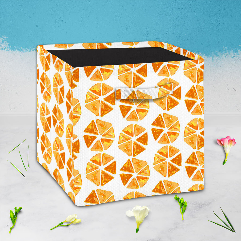 Geometrical Foldable Open Storage Bin | Organizer Box, Toy Basket, Shelf Box, Laundry Bag | Canvas Fabric-Storage Bins-STR_BI_CB-IC 5007655 IC 5007655, Abstract Expressionism, Abstracts, Ancient, Art and Paintings, Chevron, Culture, Decorative, Digital, Digital Art, Ethnic, Fashion, Geometric, Geometric Abstraction, Graphic, Hipster, Historical, Ikat, Illustrations, Medieval, Modern Art, Patterns, Retro, Semi Abstract, Signs, Signs and Symbols, Traditional, Triangles, Tribal, Vintage, World Culture, geometr