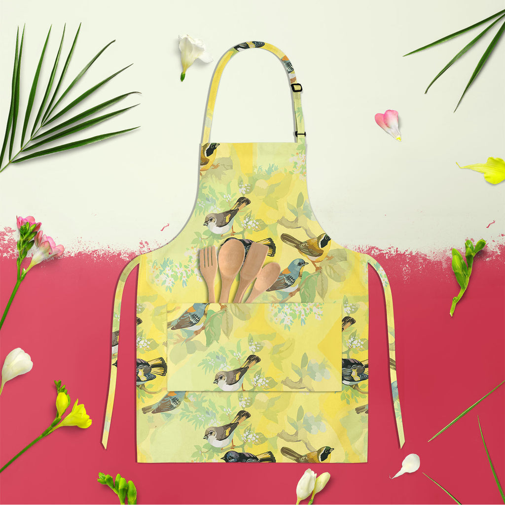Summer Flowers D1 Apron | Adjustable, Free Size & Waist Tiebacks-Aprons Neck to Knee-APR_NK_KN-IC 5007657 IC 5007657, Abstract Expressionism, Abstracts, Ancient, Art and Paintings, Birds, Black and White, Botanical, Digital, Digital Art, Drawing, Floral, Flowers, Graphic, Historical, Illustrations, Medieval, Nature, Patterns, Retro, Scenic, Semi Abstract, Signs, Signs and Symbols, Tropical, Vintage, Watercolour, White, summer, d1, apron, adjustable, free, size, waist, tiebacks, abstract, art, artwork, backg