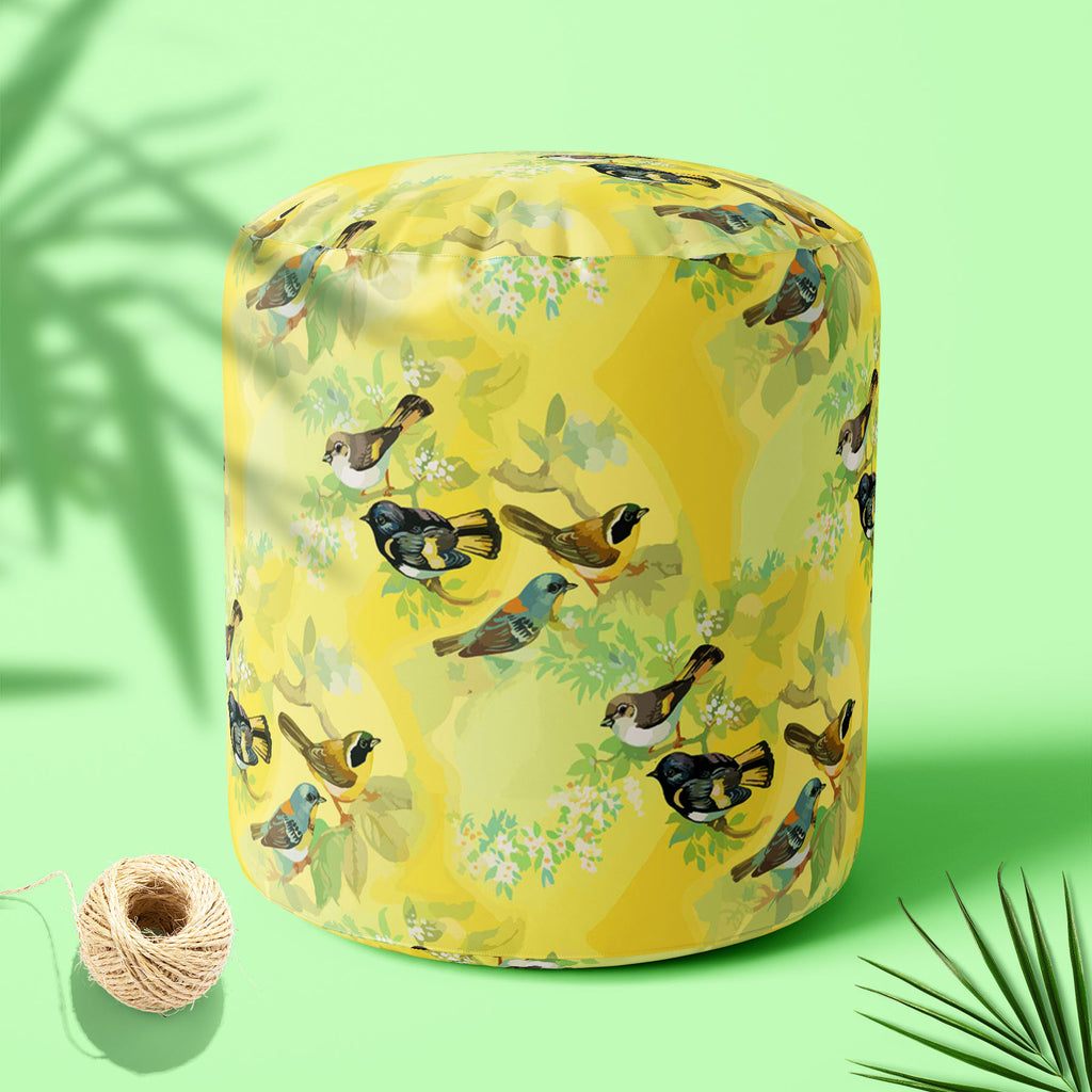 Summer Flowers D1 Footstool Footrest Puffy Pouffe Ottoman Bean Bag | Canvas Fabric-Footstools-FST_CB_BN-IC 5007657 IC 5007657, Abstract Expressionism, Abstracts, Ancient, Art and Paintings, Birds, Black and White, Botanical, Digital, Digital Art, Drawing, Floral, Flowers, Graphic, Historical, Illustrations, Medieval, Nature, Patterns, Retro, Scenic, Semi Abstract, Signs, Signs and Symbols, Tropical, Vintage, Watercolour, White, summer, d1, footstool, footrest, puffy, pouffe, ottoman, bean, bag, canvas, fabr