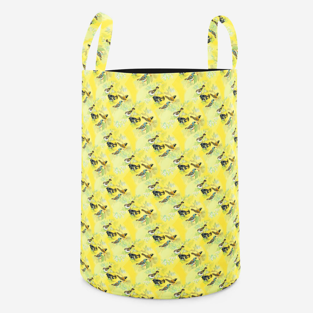 Summer Flowers Foldable Open Storage Bin | Organizer Box, Toy Basket, Shelf Box, Laundry Bag | Canvas Fabric-Storage Bins-STR_BI_RD-IC 5007657 IC 5007657, Abstract Expressionism, Abstracts, Ancient, Art and Paintings, Birds, Black and White, Botanical, Digital, Digital Art, Drawing, Floral, Flowers, Graphic, Historical, Illustrations, Medieval, Nature, Patterns, Retro, Scenic, Semi Abstract, Signs, Signs and Symbols, Tropical, Vintage, Watercolour, White, summer, foldable, open, storage, bin, organizer, box