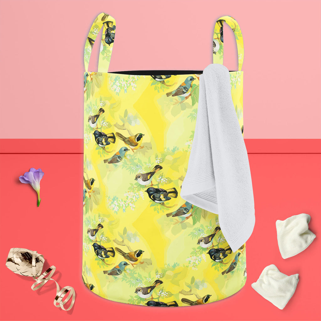 Summer Flowers D1 Foldable Open Storage Bin | Organizer Box, Toy Basket, Shelf Box, Laundry Bag | Canvas Fabric-Storage Bins-STR_BI_CB-IC 5007657 IC 5007657, Abstract Expressionism, Abstracts, Ancient, Art and Paintings, Birds, Black and White, Botanical, Digital, Digital Art, Drawing, Floral, Flowers, Graphic, Historical, Illustrations, Medieval, Nature, Patterns, Retro, Scenic, Semi Abstract, Signs, Signs and Symbols, Tropical, Vintage, Watercolour, White, summer, d1, foldable, open, storage, bin, organiz