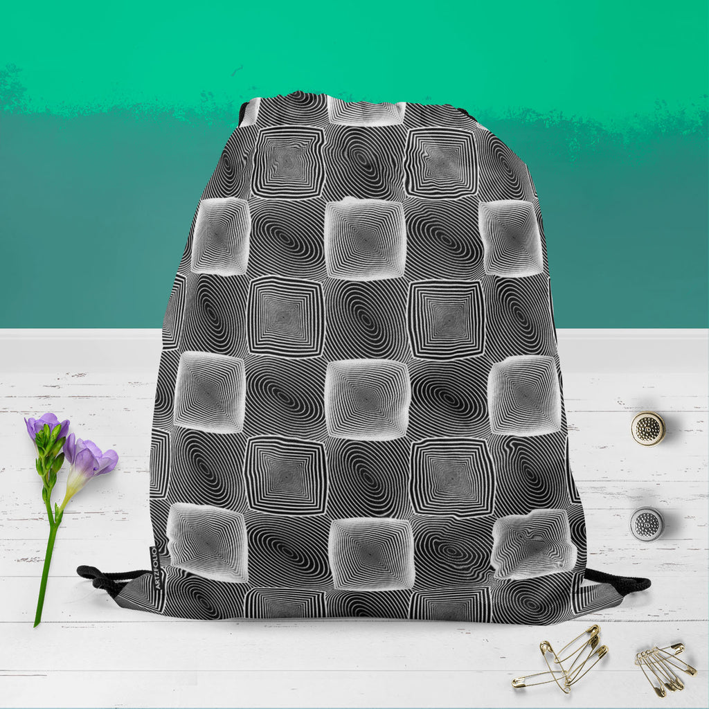 Monochrome Square Backpack for Students | College & Travel Bag-Backpacks-BPK_FB_DS-IC 5007658 IC 5007658, Abstract Expressionism, Abstracts, Art and Paintings, Black, Black and White, Check, Circle, Digital, Digital Art, Geometric, Geometric Abstraction, Graphic, Grid Art, Modern Art, Patterns, Semi Abstract, Signs, Signs and Symbols, Stripes, White, monochrome, square, backpack, for, students, college, travel, bag, abstract, abstraction, art, checker, circular, curve, design, ellipse, endless, geometrical,