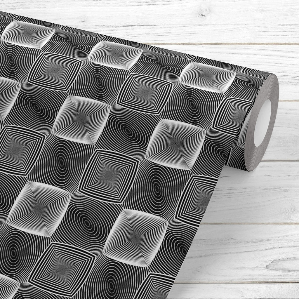 Monochrome Square Wallpaper Roll-Wallpapers Peel & Stick-WAL_PA-IC 5007658 IC 5007658, Abstract Expressionism, Abstracts, Art and Paintings, Black, Black and White, Check, Circle, Digital, Digital Art, Geometric, Geometric Abstraction, Graphic, Grid Art, Modern Art, Patterns, Semi Abstract, Signs, Signs and Symbols, Stripes, White, monochrome, square, wallpaper, roll, abstract, abstraction, art, checker, circular, curve, design, ellipse, endless, geometrical, grey, grid, illusion, lattice, lines, modern, no