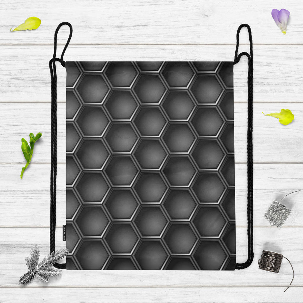 Hexagons Backpack for Students | College & Travel Bag-Backpacks-BPK_FB_DS-IC 5007660 IC 5007660, Abstract Expressionism, Abstracts, Black, Black and White, Digital, Digital Art, Geometric, Geometric Abstraction, Graphic, Grid Art, Hexagon, Honeycomb, Illustrations, Modern Art, Patterns, Semi Abstract, Signs, Signs and Symbols, Metallic, hexagons, backpack, for, students, college, travel, bag, metal, carbon, texture, background, pattern, metals, abstract, backdrop, chrome, closeup, concept, dark, decor, desi
