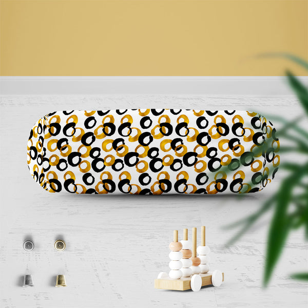 Gold & Black Drawing Bolster Cover Booster Cases | Concealed Zipper Opening-Bolster Covers-BOL_CV_ZP-IC 5007661 IC 5007661, Abstract Expressionism, Abstracts, Ancient, Art and Paintings, Black, Black and White, Circle, Digital, Digital Art, Drawing, Fashion, Geometric, Geometric Abstraction, Graphic, Historical, Illustrations, Medieval, Modern Art, Patterns, Semi Abstract, Signs, Signs and Symbols, Sketches, Splatter, Vintage, Watercolour, gold, bolster, cover, booster, cases, zipper, opening, poly, cotton,