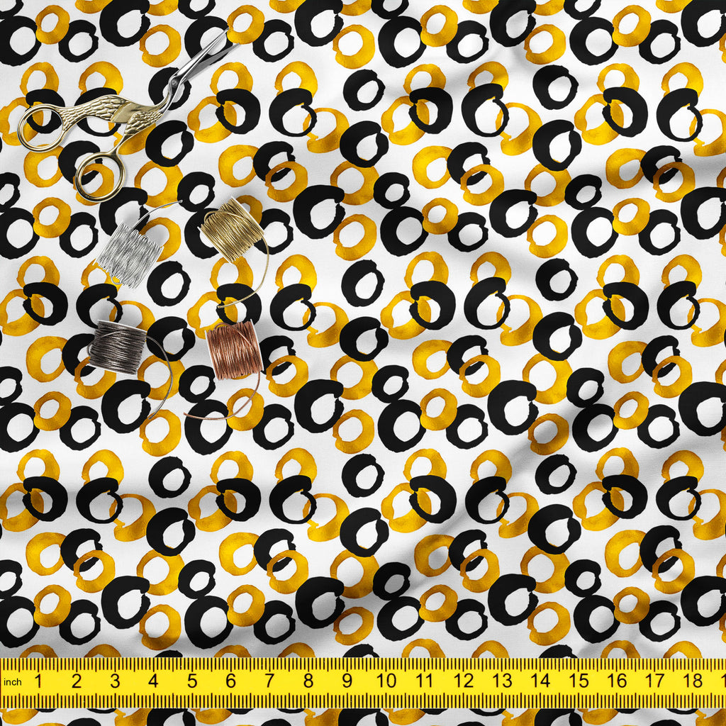 Gold & Black Drawing Upholstery Fabric by Metre | For Sofa, Curtains, Cushions, Furnishing, Craft, Dress Material-Upholstery Fabrics-FAB_RW-IC 5007661 IC 5007661, Abstract Expressionism, Abstracts, Ancient, Art and Paintings, Black, Black and White, Circle, Digital, Digital Art, Drawing, Fashion, Geometric, Geometric Abstraction, Graphic, Historical, Illustrations, Medieval, Modern Art, Patterns, Semi Abstract, Signs, Signs and Symbols, Sketches, Splatter, Vintage, Watercolour, gold, upholstery, fabric, by,