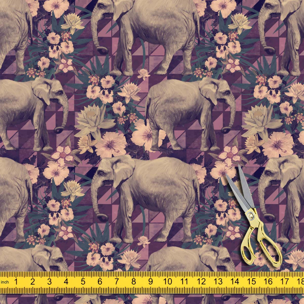 Indian Elephants Upholstery Fabric by Metre | For Sofa, Curtains, Cushions, Furnishing, Craft, Dress Material-Upholstery Fabrics-FAB_RW-IC 5007662 IC 5007662, Ancient, Botanical, Drawing, Floral, Flowers, Historical, Illustrations, Indian, Medieval, Nature, Patterns, Retro, Signs, Signs and Symbols, Vintage, elephants, upholstery, fabric, by, metre, for, sofa, curtains, cushions, furnishing, craft, dress, material, design, exotic, illustration, jungles, lotus, old, pattern, seamless, artzfolio, cotton fabri
