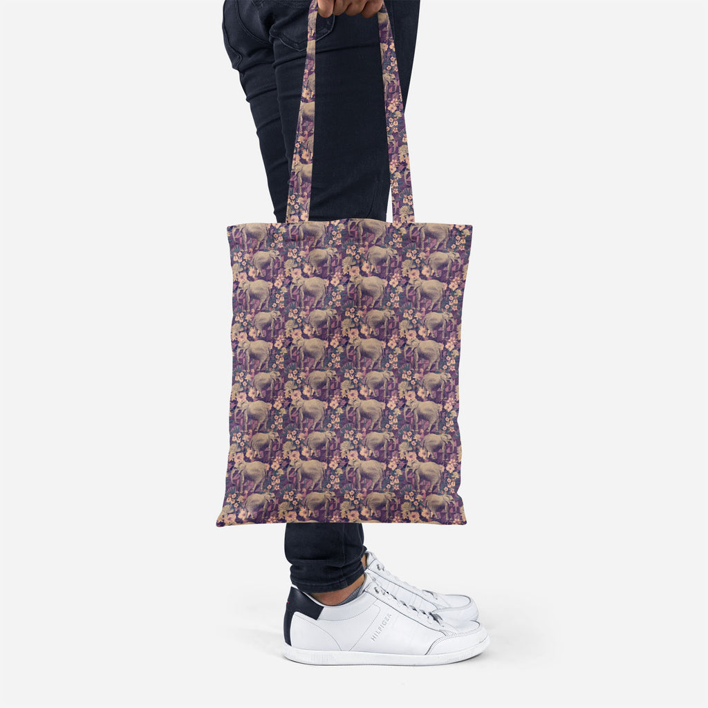 ArtzFolio Indian Elephants Tote Bag Shoulder Purse | Multipurpose-Tote Bags Basic-AZ5007662TOT_RF-IC 5007662 IC 5007662, Ancient, Botanical, Drawing, Floral, Flowers, Historical, Illustrations, Indian, Medieval, Nature, Patterns, Retro, Signs, Signs and Symbols, Vintage, elephants, tote, bag, shoulder, purse, multipurpose, design, exotic, illustration, jungles, lotus, old, pattern, seamless, artzfolio, tote bag, large tote bags, canvas bag, canvas tote bags, tote handbags, small tote bags, womens tote bags,
