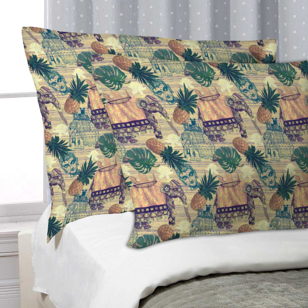 ArtzFolio Indian Elephants D5 Pillow Cover Case-Pillow Cases-AZHFR42118869PIL_CV_L-Image Code 5007663 Vishnu Image Folio Pvt Ltd, IC 5007663, ArtzFolio, Pillow Cases, Animals, Traditional, Religious, Digital Art, indian, elephants, d5, pillow, cover, case, pattern, hand, drawn, vector, vintage, style, pillow cover, pillow case cover, linen pillow cover, printed pillow cover, pillow for bedroom, living room pillow covers, standard pillow case covers, pitaara box, throw pillow cover, 2 pcs satin pillow cover 