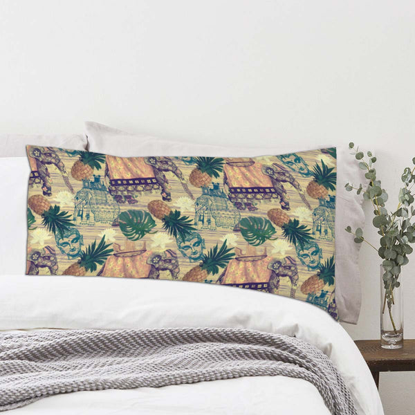 ArtzFolio Indian Elephants D5 Pillow Cover Case-Pillow Cases-AZHFR42118869PIL_CV_L-Image Code 5007663 Vishnu Image Folio Pvt Ltd, IC 5007663, ArtzFolio, Pillow Cases, Animals, Traditional, Religious, Digital Art, indian, elephants, d5, pillow, cover, cases, poly, cotton, fabric, pattern, hand, drawn, vector, vintage, style, pillow cover, pillow case cover, linen pillow cover, printed pillow cover, pillow for bedroom, living room pillow covers, standard pillow case covers, pitaara box, throw pillow cover, 2 