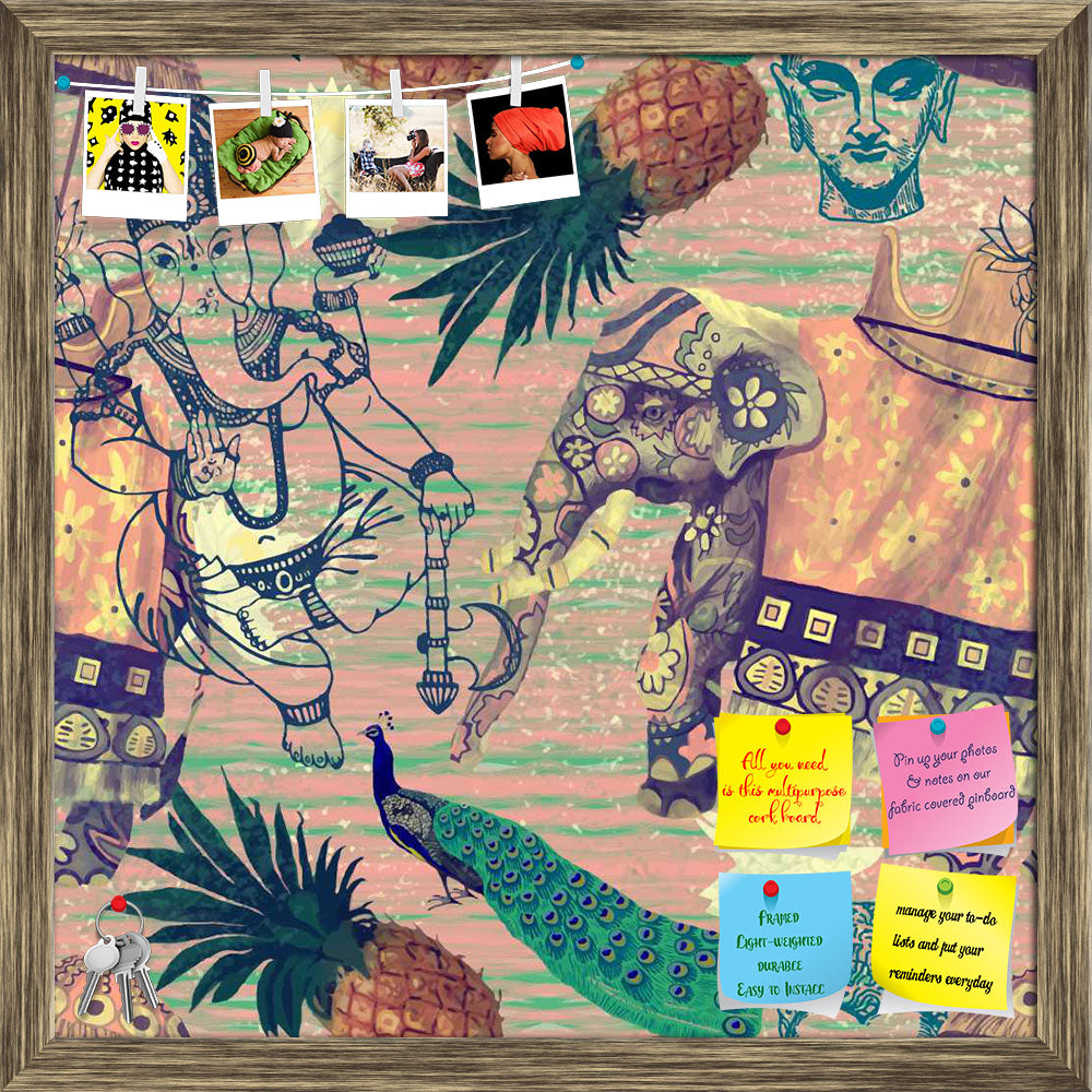 ArtzFolio Indian Elephants D6 Printed Bulletin Board Notice Pin Board Soft Board | Framed-Bulletin Boards Framed-AZSAO42118971BLB_FR_L-Image Code 5007664 Vishnu Image Folio Pvt Ltd, IC 5007664, ArtzFolio, Bulletin Boards Framed, Animals, Traditional, Religious, Digital Art, indian, elephants, d6, printed, bulletin, board, notice, pin, soft, framed, pattern, hand, drawn, vector, vintage, style, pin up board, push pin board, extra large cork board, big pin board, notice board, small bulletin board, cork board