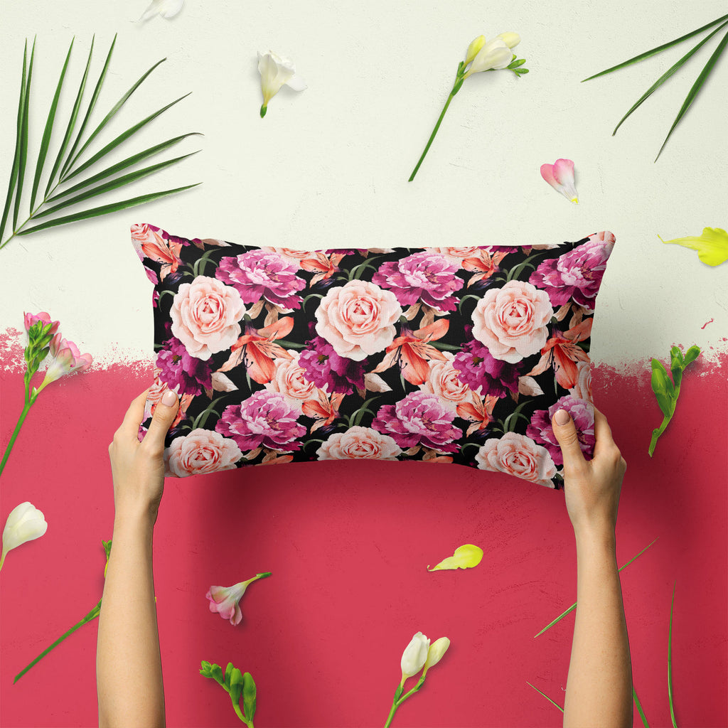 Roses D1 Pillow Cover Case-Pillow Cases-PIL_CV-IC 5007666 IC 5007666, Abstract Expressionism, Abstracts, Ancient, Art and Paintings, Black and White, Botanical, Fashion, Floral, Flowers, Historical, Illustrations, Medieval, Nature, Paintings, Patterns, Scenic, Semi Abstract, Signs, Signs and Symbols, Vintage, Watercolour, White, roses, d1, pillow, cover, case, rose, pattern, peony, seamless, abstract, watercolor, flower, background, vector, bouquet, motif, design, accent, arrangement, art, artwork, beautifu