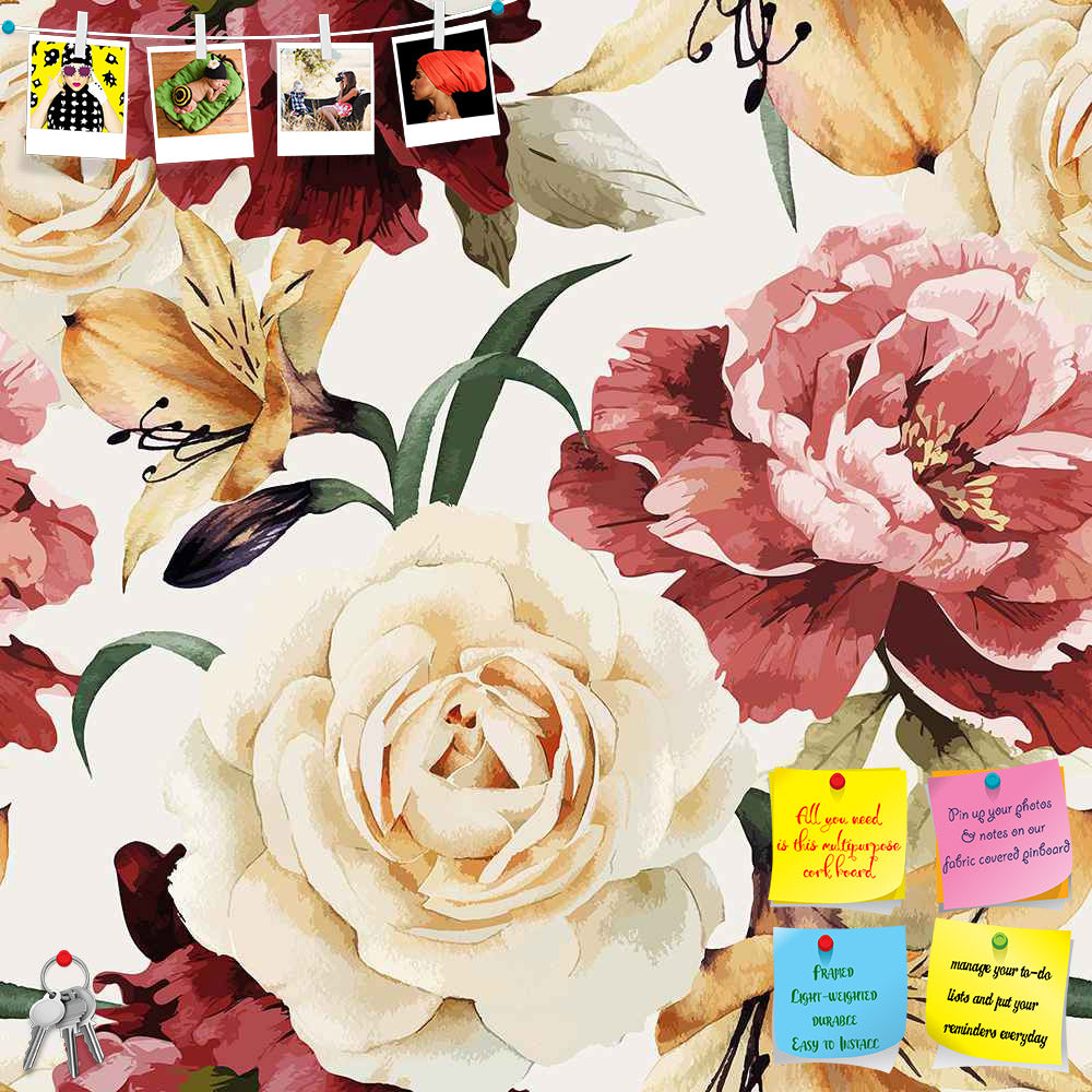 ArtzFolio Roses D2 Printed Bulletin Board Notice Pin Board Soft Board | Frameless-Bulletin Boards Frameless-AZSAO42138591BLB_FL_L-Image Code 5007667 Vishnu Image Folio Pvt Ltd, IC 5007667, ArtzFolio, Bulletin Boards Frameless, Floral, Digital Art, roses, d2, printed, bulletin, board, notice, pin, soft, frameless, seamless, pattern, watercolor, vector, illustration, pin up board, push pin board, extra large cork board, big pin board, notice board, small bulletin board, cork board, wall notice board, giant co