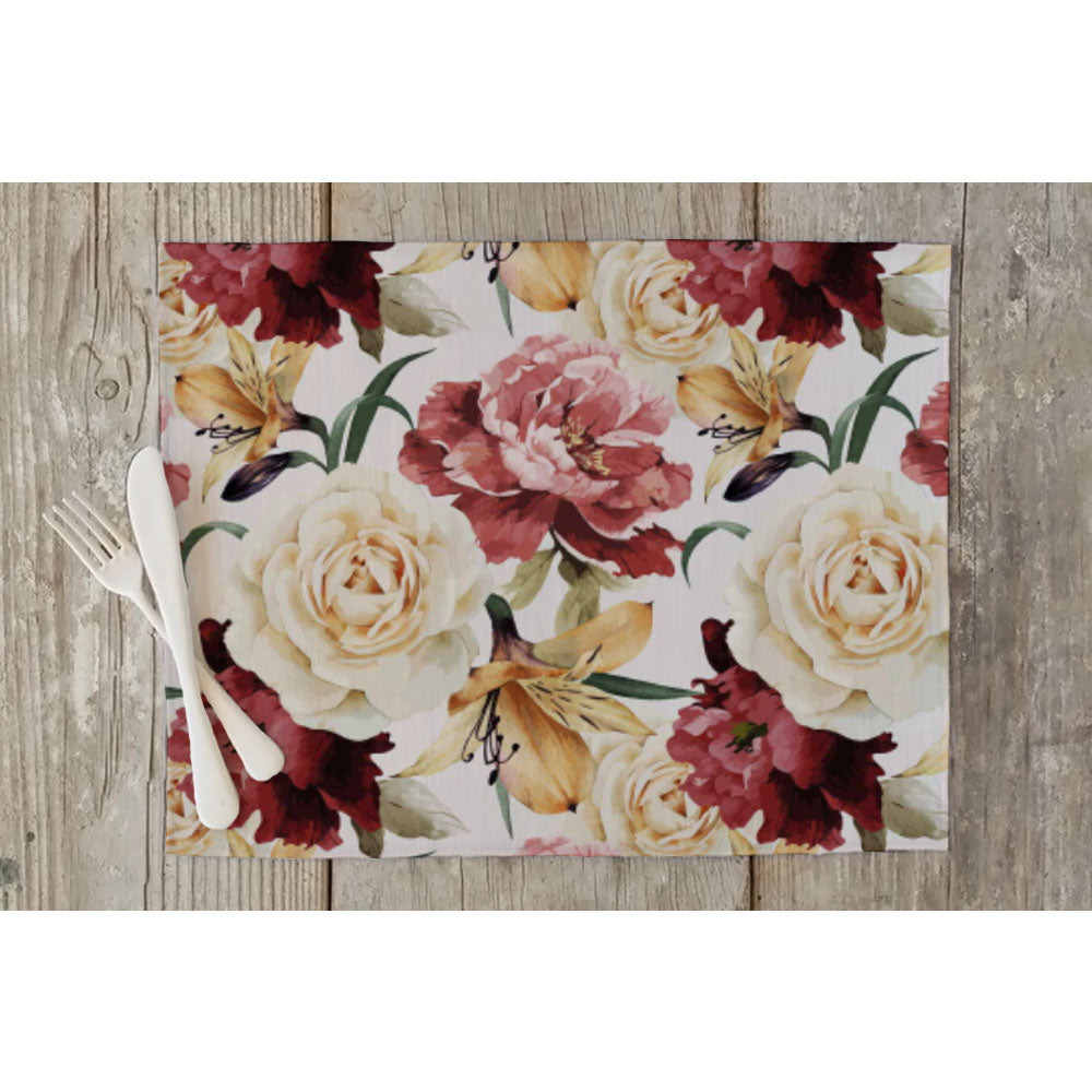 ArtzFolio Roses D2 Table Mat Placemat-Table Place Mats Fabric-AZKIT42138591MAT_TB_L-Image Code 5007667 Vishnu Image Folio Pvt Ltd, IC 5007667, ArtzFolio, Table Place Mats Fabric, Floral, Digital Art, roses, d2, table, mat, placemat, seamless, pattern, watercolor, vector, illustration, placemats, large table mats, dinner mats, best placemats, dinner table placemats, table mats, dining placemats, dining mats, extra large placemats, cute placemats, table placemats, contemporary table mats, placement mats, larg