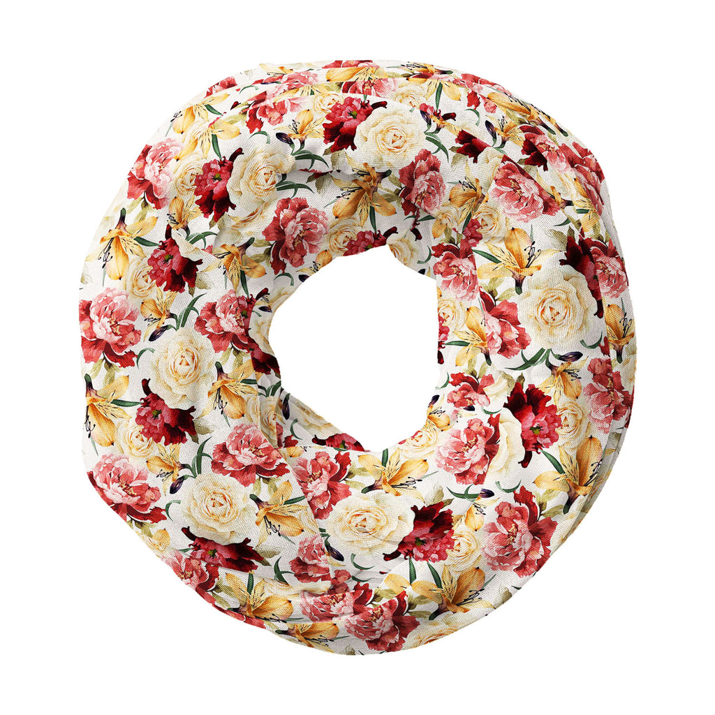 Roses Printed Wraparound Infinity Loop Scarf | Girls & Women | Soft Poly Fabric-Scarfs Infinity Loop--IC 5007667 IC 5007667, Abstract Expressionism, Abstracts, Ancient, Art and Paintings, Black and White, Botanical, Fashion, Floral, Flowers, Historical, Illustrations, Medieval, Nature, Paintings, Patterns, Scenic, Semi Abstract, Signs, Signs and Symbols, Vintage, Watercolour, White, roses, printed, wraparound, infinity, loop, scarf, girls, women, soft, poly, fabric, pattern, flower, watercolor, rose, peony,