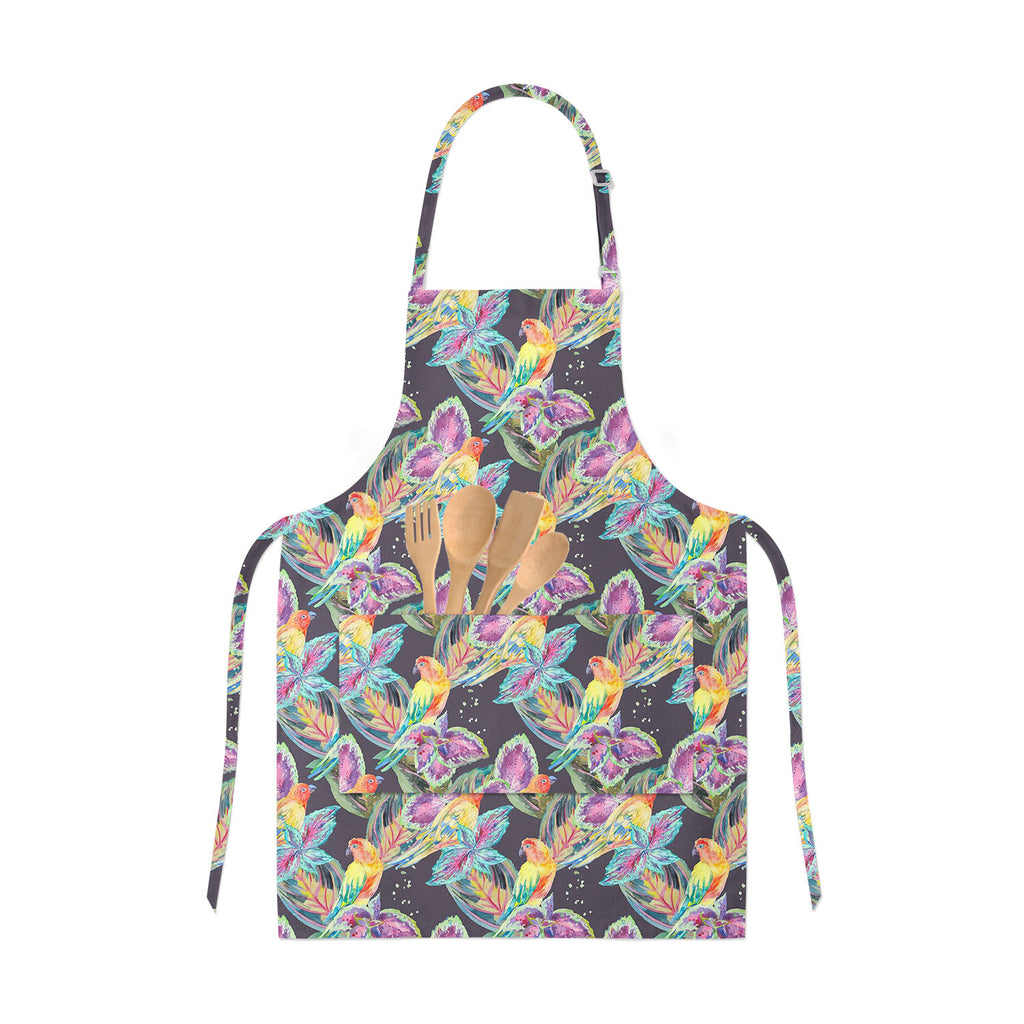 Exotic Art Apron | Adjustable, Free Size & Waist Tiebacks-Aprons Neck to Knee-APR_NK_KN-IC 5007668 IC 5007668, African, Animals, Birds, Botanical, Culture, Ethnic, Fashion, Floral, Flowers, Hawaiian, Illustrations, Modern Art, Nature, Patterns, Pop Art, Signs, Signs and Symbols, Traditional, Tribal, Tropical, Watercolour, Wildlife, World Culture, exotic, art, apron, adjustable, free, size, waist, tiebacks, parrot, boho, textiles, pattern, africa, animal, background, bird, botanic, design, drawn, fabric, flo