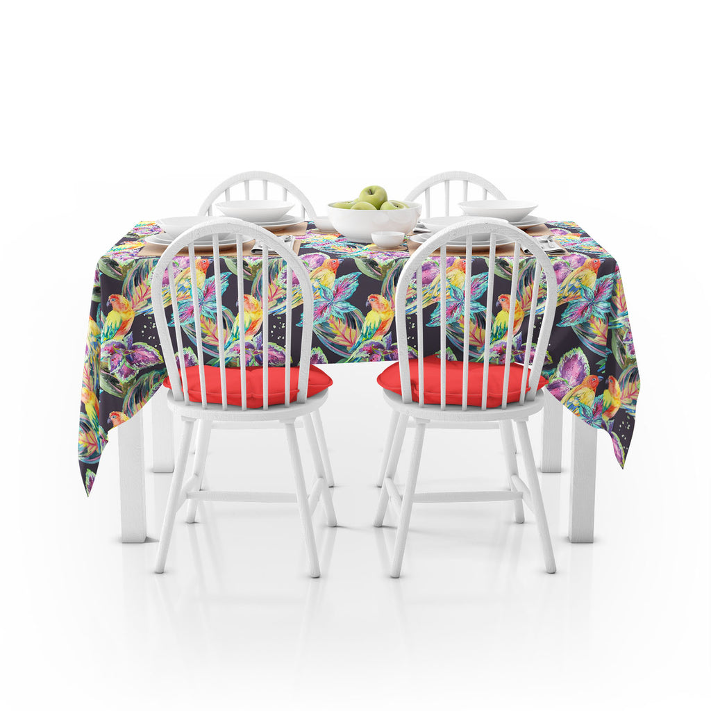 Exotic Art Table Cloth Cover-Table Covers-CVR_TB_NR-IC 5007668 IC 5007668, African, Animals, Birds, Botanical, Culture, Ethnic, Fashion, Floral, Flowers, Hawaiian, Illustrations, Modern Art, Nature, Patterns, Pop Art, Signs, Signs and Symbols, Traditional, Tribal, Tropical, Watercolour, Wildlife, World Culture, exotic, art, table, cloth, cover, parrot, boho, textiles, pattern, africa, animal, background, bird, botanic, design, drawn, fabric, flora, flower, flying, hand, illustration, jungle, leaf, leaves, m