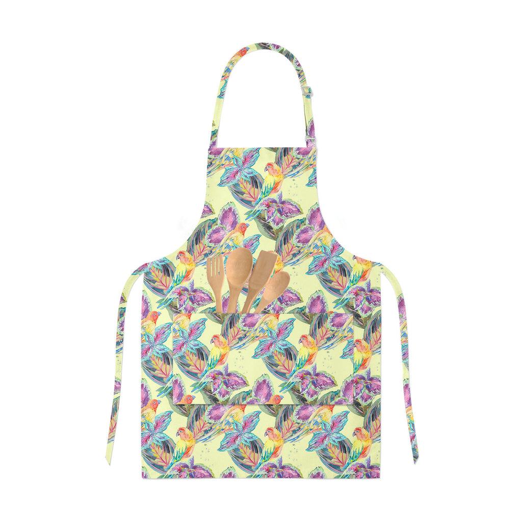 Exotic Art Apron | Adjustable, Free Size & Waist Tiebacks-Aprons Neck to Knee-APR_NK_KN-IC 5007669 IC 5007669, African, Animals, Birds, Botanical, Culture, Ethnic, Fashion, Floral, Flowers, Hawaiian, Illustrations, Modern Art, Nature, Patterns, Pop Art, Signs, Signs and Symbols, Traditional, Tribal, Tropical, Watercolour, Wildlife, World Culture, exotic, art, apron, adjustable, free, size, waist, tiebacks, africa, animal, background, bird, boho, botanic, design, drawn, fabric, flora, flower, flying, hand, i