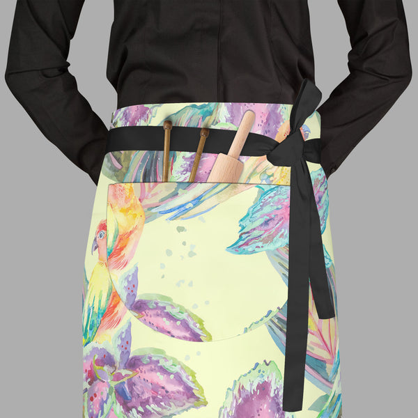 Exotic Art D2 Apron | Adjustable, Free Size & Waist Tiebacks-Aprons Waist to Feet-APR_WS_FT-IC 5007669 IC 5007669, African, Animals, Birds, Botanical, Culture, Ethnic, Fashion, Floral, Flowers, Hawaiian, Illustrations, Modern Art, Nature, Patterns, Pop Art, Signs, Signs and Symbols, Traditional, Tribal, Tropical, Watercolour, Wildlife, World Culture, exotic, art, d2, full-length, waist, to, feet, apron, poly-cotton, fabric, adjustable, tiebacks, africa, animal, background, bird, boho, botanic, design, drawn