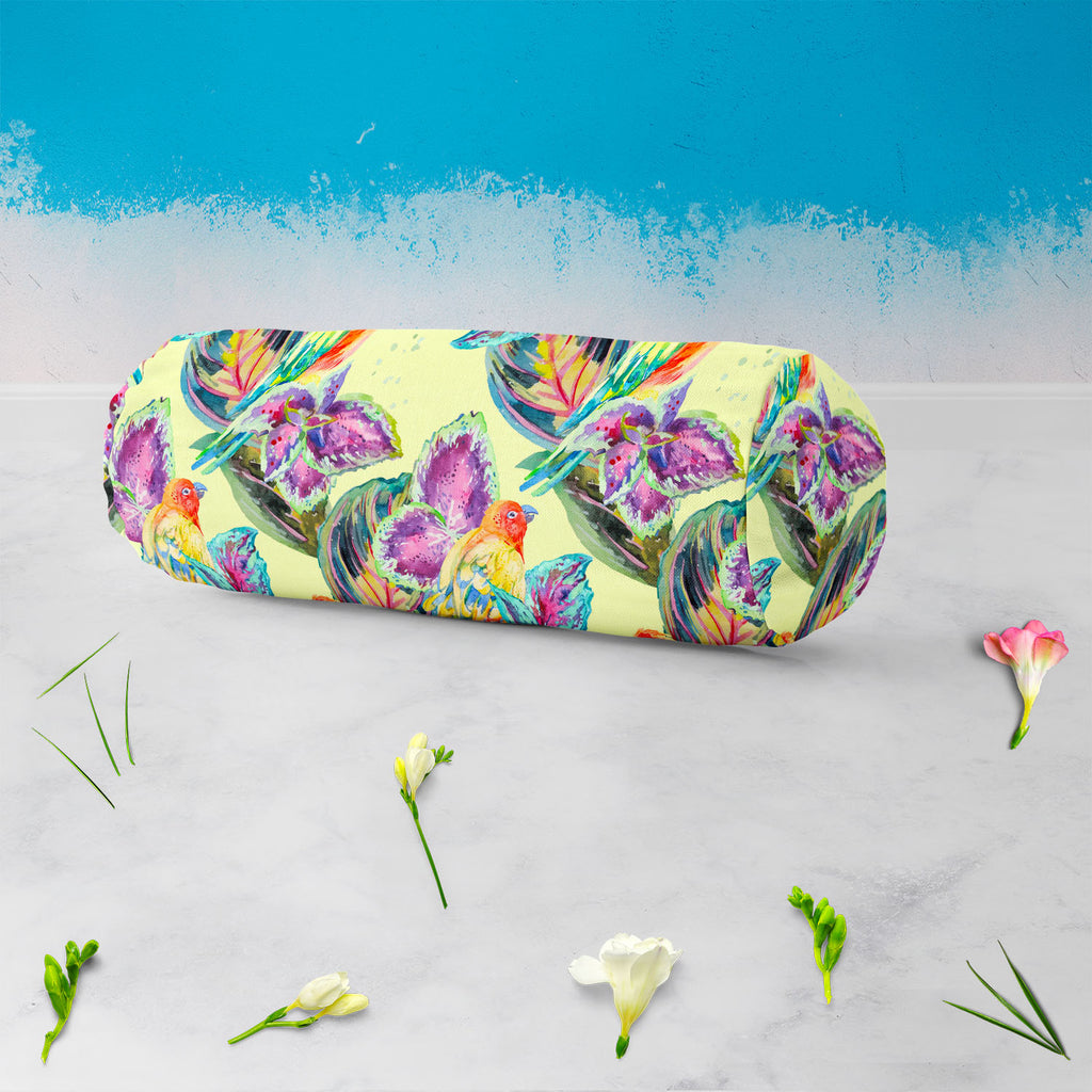 Exotic Art D2 Bolster Cover Booster Cases | Concealed Zipper Opening-Bolster Covers-BOL_CV_ZP-IC 5007669 IC 5007669, African, Animals, Birds, Botanical, Culture, Ethnic, Fashion, Floral, Flowers, Hawaiian, Illustrations, Modern Art, Nature, Patterns, Pop Art, Signs, Signs and Symbols, Traditional, Tribal, Tropical, Watercolour, Wildlife, World Culture, exotic, art, d2, bolster, cover, booster, cases, concealed, zipper, opening, africa, animal, background, bird, boho, botanic, design, drawn, fabric, flora, f