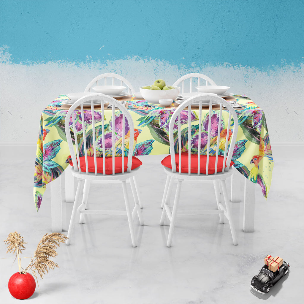 Exotic Art D2 Table Cloth Cover-Table Covers-CVR_TB_NR-IC 5007669 IC 5007669, African, Animals, Birds, Botanical, Culture, Ethnic, Fashion, Floral, Flowers, Hawaiian, Illustrations, Modern Art, Nature, Patterns, Pop Art, Signs, Signs and Symbols, Traditional, Tribal, Tropical, Watercolour, Wildlife, World Culture, exotic, art, d2, table, cloth, cover, africa, animal, background, bird, boho, botanic, design, drawn, fabric, flora, flower, flying, hand, illustration, jungle, leaf, leaves, macaw, modern, palm, 