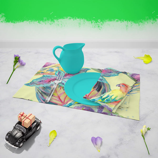 Exotic Art D2 Table Napkin-Table Napkins-NAP_TB-IC 5007669 IC 5007669, African, Animals, Birds, Botanical, Culture, Ethnic, Fashion, Floral, Flowers, Hawaiian, Illustrations, Modern Art, Nature, Patterns, Pop Art, Signs, Signs and Symbols, Traditional, Tribal, Tropical, Watercolour, Wildlife, World Culture, exotic, art, d2, table, napkin, for, dining, center, poly, cotton, fabric, africa, animal, background, bird, boho, botanic, design, drawn, flora, flower, flying, hand, illustration, jungle, leaf, leaves,