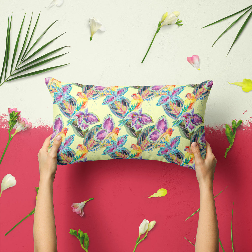 Exotic Art D2 Pillow Cover Case-Pillow Cases-PIL_CV-IC 5007669 IC 5007669, African, Animals, Birds, Botanical, Culture, Ethnic, Fashion, Floral, Flowers, Hawaiian, Illustrations, Modern Art, Nature, Patterns, Pop Art, Signs, Signs and Symbols, Traditional, Tribal, Tropical, Watercolour, Wildlife, World Culture, exotic, art, d2, pillow, cover, case, africa, animal, background, bird, boho, botanic, design, drawn, fabric, flora, flower, flying, hand, illustration, jungle, leaf, leaves, macaw, modern, palm, par