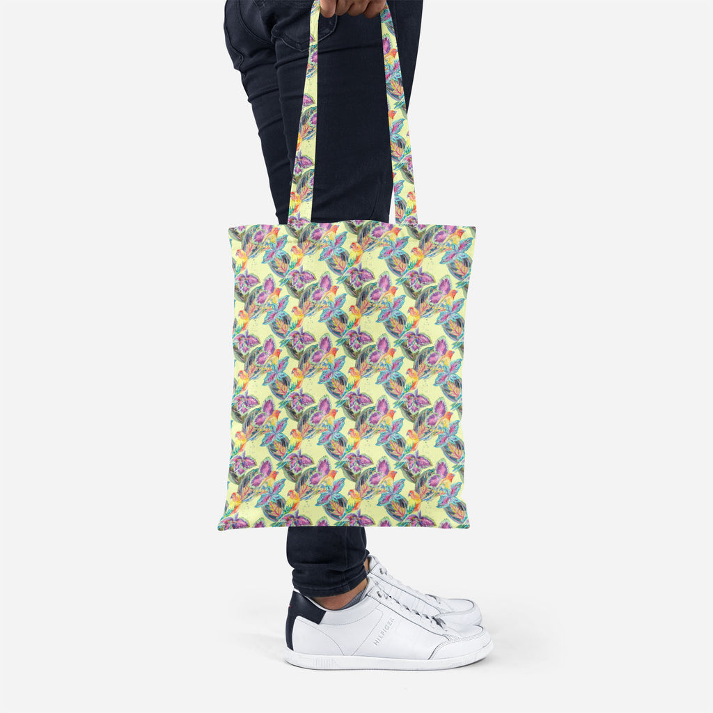 ArtzFolio Exotic Art Tote Bag Shoulder Purse | Multipurpose-Tote Bags Basic-AZ5007669TOT_RF-IC 5007669 IC 5007669, African, Animals, Birds, Botanical, Culture, Ethnic, Fashion, Floral, Flowers, Hawaiian, Illustrations, Modern Art, Nature, Patterns, Pop Art, Signs, Signs and Symbols, Traditional, Tribal, Tropical, Watercolour, Wildlife, World Culture, exotic, art, tote, bag, shoulder, purse, multipurpose, africa, animal, background, bird, boho, botanic, design, drawn, fabric, flora, flower, flying, hand, ill