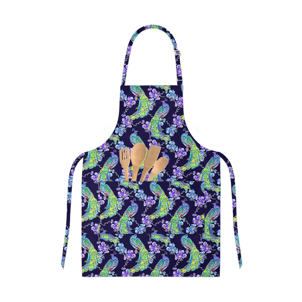 Tropical Pattern Apron | Adjustable, Free Size & Waist Tiebacks-Aprons Neck to Knee-APR_NK_KN-IC 5007670 IC 5007670, Abstract Expressionism, Abstracts, Ancient, Animals, Art and Paintings, Asian, Birds, Botanical, Chinese, Decorative, Drawing, Fashion, Floral, Flowers, Historical, Illustrations, Japanese, Medieval, Nature, Paintings, Patterns, Scenic, Semi Abstract, Signs, Signs and Symbols, Tropical, Vintage, Watercolour, Wildlife, pattern, apron, adjustable, free, size, waist, tiebacks, peacock, abstract,