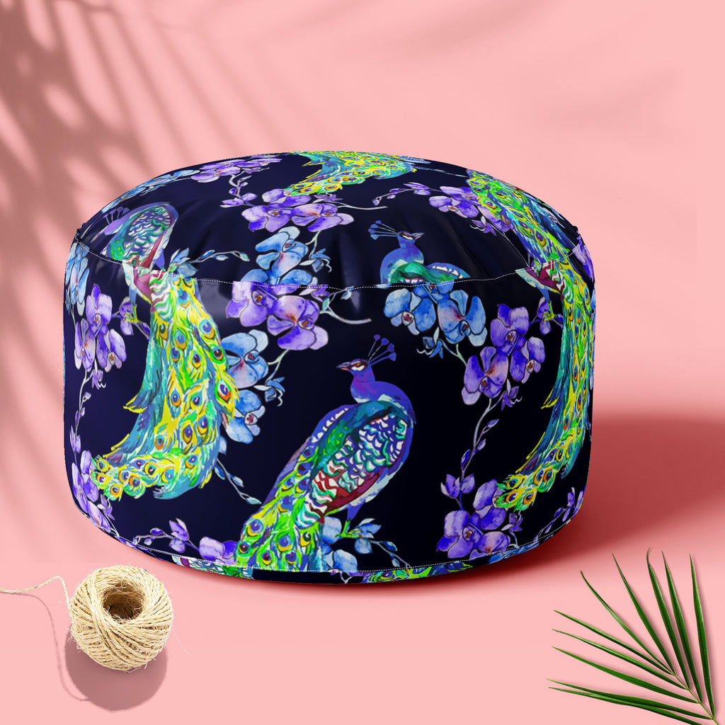 Tropical Pattern D1 Footstool Footrest Puffy Pouffe Ottoman Bean Bag | Canvas Fabric-Footstools-FST_CB_BN-IC 5007670 IC 5007670, Abstract Expressionism, Abstracts, Ancient, Animals, Art and Paintings, Asian, Birds, Botanical, Chinese, Decorative, Drawing, Fashion, Floral, Flowers, Historical, Illustrations, Japanese, Medieval, Nature, Paintings, Patterns, Scenic, Semi Abstract, Signs, Signs and Symbols, Tropical, Vintage, Watercolour, Wildlife, pattern, d1, footstool, footrest, puffy, pouffe, ottoman, bean,