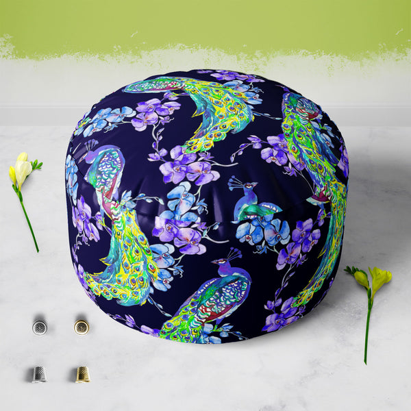 Tropical Pattern D1 Footstool Footrest Puffy Pouffe Ottoman Bean Bag | Canvas Fabric-Footstools-FST_CB_BN-IC 5007670 IC 5007670, Abstract Expressionism, Abstracts, Ancient, Animals, Art and Paintings, Asian, Birds, Botanical, Chinese, Decorative, Drawing, Fashion, Floral, Flowers, Historical, Illustrations, Japanese, Medieval, Nature, Paintings, Patterns, Scenic, Semi Abstract, Signs, Signs and Symbols, Tropical, Vintage, Watercolour, Wildlife, pattern, d1, footstool, footrest, puffy, pouffe, ottoman, bean,