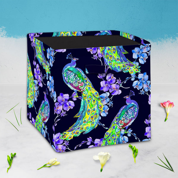 Tropical Pattern D1 Foldable Open Storage Bin | Organizer Box, Toy Basket, Shelf Box, Laundry Bag | Canvas Fabric-Storage Bins-STR_BI_CB-IC 5007670 IC 5007670, Abstract Expressionism, Abstracts, Ancient, Animals, Art and Paintings, Asian, Birds, Botanical, Chinese, Decorative, Drawing, Fashion, Floral, Flowers, Historical, Illustrations, Japanese, Medieval, Nature, Paintings, Patterns, Scenic, Semi Abstract, Signs, Signs and Symbols, Tropical, Vintage, Watercolour, Wildlife, pattern, d1, foldable, open, sto