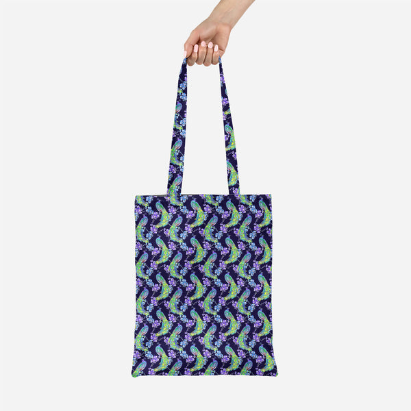 ArtzFolio Tropical Pattern Tote Bag Shoulder Purse | Multipurpose-Tote Bags Basic-AZ5007670TOT_RF-IC 5007670 IC 5007670, Abstract Expressionism, Abstracts, Ancient, Animals, Art and Paintings, Asian, Birds, Botanical, Chinese, Decorative, Drawing, Fashion, Floral, Flowers, Historical, Illustrations, Japanese, Medieval, Nature, Paintings, Patterns, Scenic, Semi Abstract, Signs, Signs and Symbols, Tropical, Vintage, Watercolour, Wildlife, pattern, canvas, tote, bag, shoulder, purse, multipurpose, peacock, abs