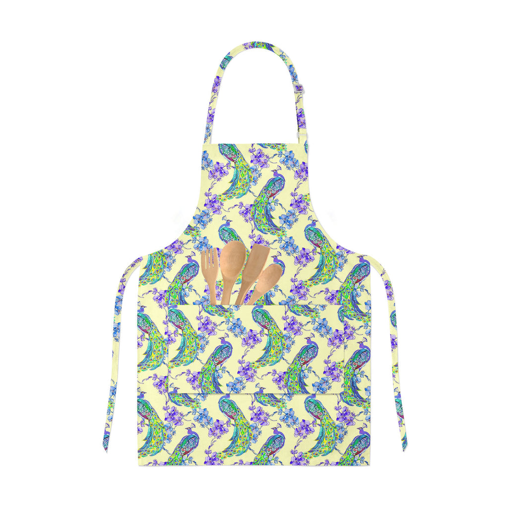 Tropical Pattern Apron | Adjustable, Free Size & Waist Tiebacks-Aprons Neck to Knee-APR_NK_KN-IC 5007671 IC 5007671, Abstract Expressionism, Abstracts, Ancient, Animals, Art and Paintings, Asian, Birds, Botanical, Chinese, Decorative, Drawing, Fashion, Floral, Flowers, Historical, Illustrations, Japanese, Medieval, Nature, Paintings, Patterns, Scenic, Semi Abstract, Signs, Signs and Symbols, Tropical, Vintage, Watercolour, Wildlife, pattern, apron, adjustable, free, size, waist, tiebacks, peacock, wallpaper