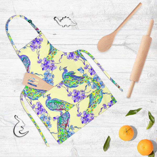 Tropical Pattern D2 Apron | Adjustable, Free Size & Waist Tiebacks-Aprons Neck to Knee-APR_NK_KN-IC 5007671 IC 5007671, Abstract Expressionism, Abstracts, Ancient, Animals, Art and Paintings, Asian, Birds, Botanical, Chinese, Decorative, Drawing, Fashion, Floral, Flowers, Historical, Illustrations, Japanese, Medieval, Nature, Paintings, Patterns, Scenic, Semi Abstract, Signs, Signs and Symbols, Tropical, Vintage, Watercolour, Wildlife, pattern, d2, full-length, neck, to, knee, apron, poly-cotton, fabric, ad