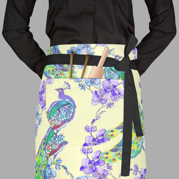 Tropical Pattern D2 Apron | Adjustable, Free Size & Waist Tiebacks-Aprons Waist to Feet-APR_WS_FT-IC 5007671 IC 5007671, Abstract Expressionism, Abstracts, Ancient, Animals, Art and Paintings, Asian, Birds, Botanical, Chinese, Decorative, Drawing, Fashion, Floral, Flowers, Historical, Illustrations, Japanese, Medieval, Nature, Paintings, Patterns, Scenic, Semi Abstract, Signs, Signs and Symbols, Tropical, Vintage, Watercolour, Wildlife, pattern, d2, full-length, waist, to, feet, apron, poly-cotton, fabric, 