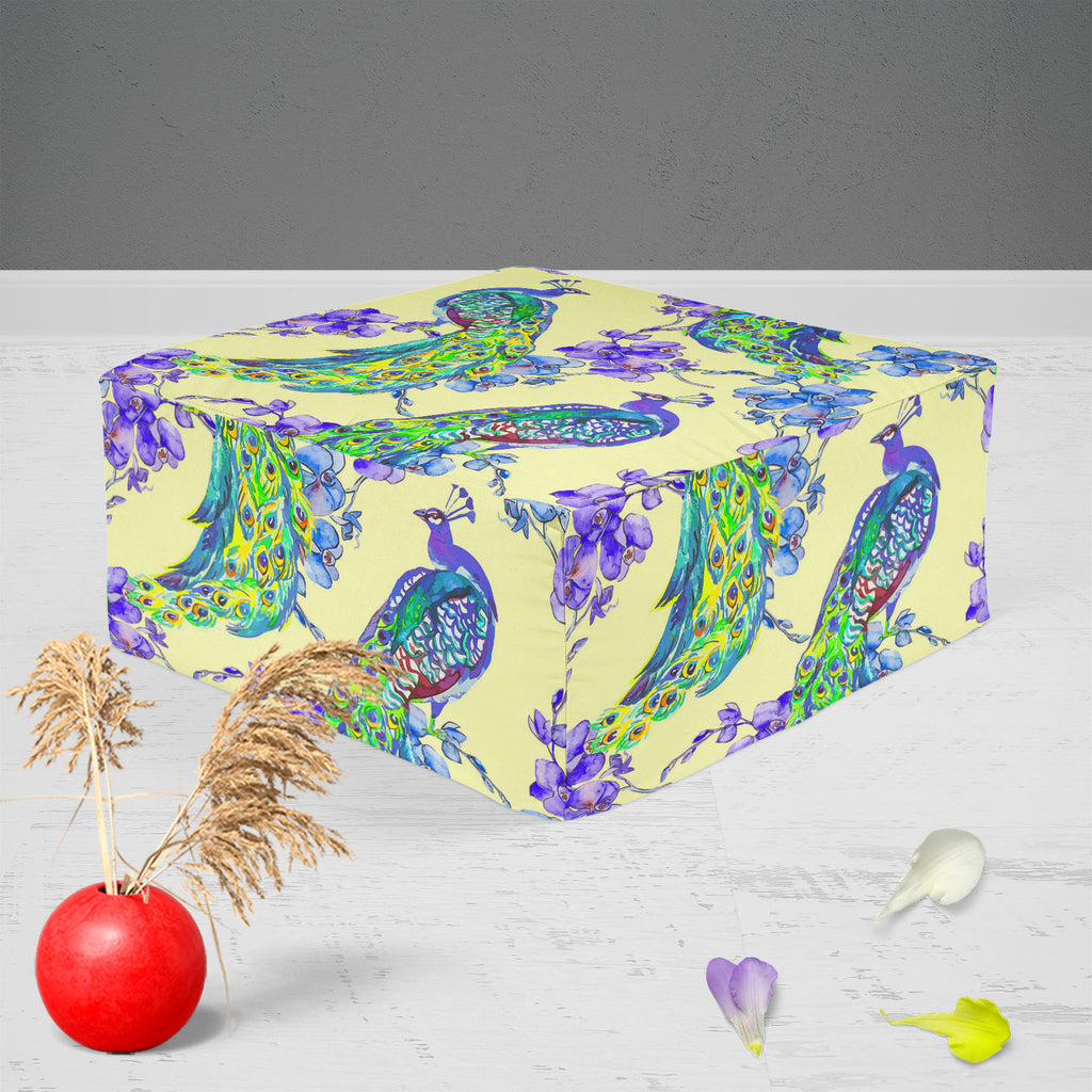 Tropical Pattern D2 Footstool Footrest Puffy Pouffe Ottoman Bean Bag | Canvas Fabric-Footstools-FST_CB_BN-IC 5007671 IC 5007671, Abstract Expressionism, Abstracts, Ancient, Animals, Art and Paintings, Asian, Birds, Botanical, Chinese, Decorative, Drawing, Fashion, Floral, Flowers, Historical, Illustrations, Japanese, Medieval, Nature, Paintings, Patterns, Scenic, Semi Abstract, Signs, Signs and Symbols, Tropical, Vintage, Watercolour, Wildlife, pattern, d2, footstool, footrest, puffy, pouffe, ottoman, bean,