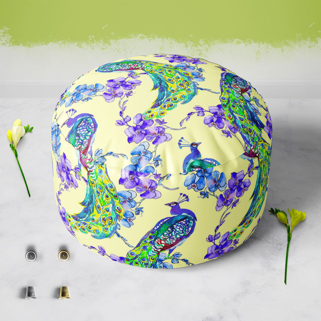 Tropical Pattern D2 Footstool Footrest Puffy Pouffe Ottoman Bean Bag | Canvas Fabric-Footstools-FST_CB_BN-IC 5007671 IC 5007671, Abstract Expressionism, Abstracts, Ancient, Animals, Art and Paintings, Asian, Birds, Botanical, Chinese, Decorative, Drawing, Fashion, Floral, Flowers, Historical, Illustrations, Japanese, Medieval, Nature, Paintings, Patterns, Scenic, Semi Abstract, Signs, Signs and Symbols, Tropical, Vintage, Watercolour, Wildlife, pattern, d2, footstool, footrest, puffy, pouffe, ottoman, bean,