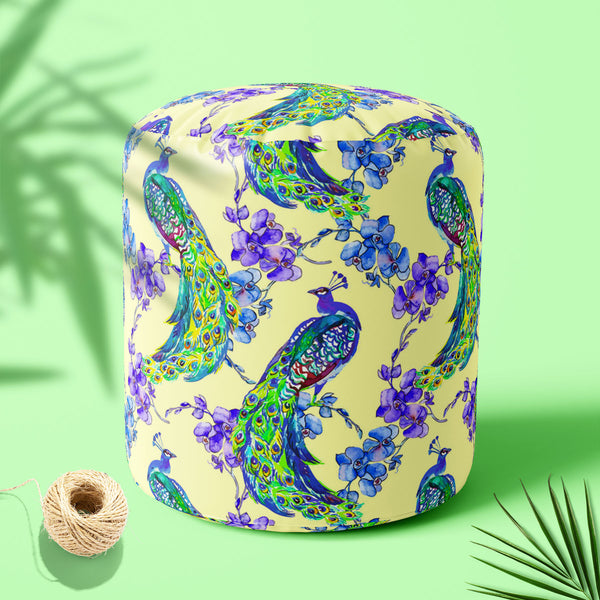 Tropical Pattern D2 Footstool Footrest Puffy Pouffe Ottoman Bean Bag | Canvas Fabric-Footstools-FST_CB_BN-IC 5007671 IC 5007671, Abstract Expressionism, Abstracts, Ancient, Animals, Art and Paintings, Asian, Birds, Botanical, Chinese, Decorative, Drawing, Fashion, Floral, Flowers, Historical, Illustrations, Japanese, Medieval, Nature, Paintings, Patterns, Scenic, Semi Abstract, Signs, Signs and Symbols, Tropical, Vintage, Watercolour, Wildlife, pattern, d2, puffy, pouffe, ottoman, footstool, footrest, bean,