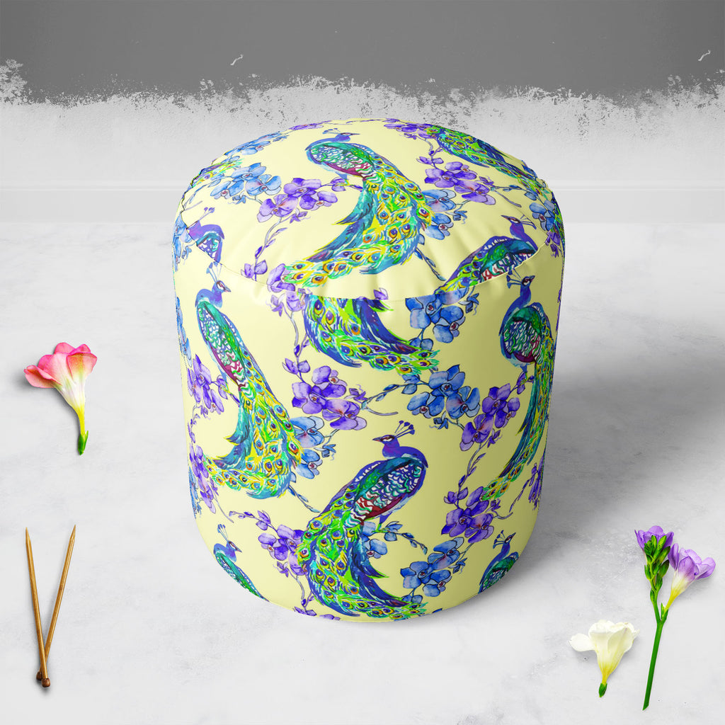 Tropical Pattern D2 Footstool Footrest Puffy Pouffe Ottoman Bean Bag | Canvas Fabric-Footstools-FST_CB_BN-IC 5007671 IC 5007671, Abstract Expressionism, Abstracts, Ancient, Animals, Art and Paintings, Asian, Birds, Botanical, Chinese, Decorative, Drawing, Fashion, Floral, Flowers, Historical, Illustrations, Japanese, Medieval, Nature, Paintings, Patterns, Scenic, Semi Abstract, Signs, Signs and Symbols, Tropical, Vintage, Watercolour, Wildlife, pattern, d2, footstool, footrest, puffy, pouffe, ottoman, bean,